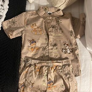 Boys Paw Patrol “Hawaiian” Short Set 4T